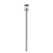Z-Lite Rainer 4 Light Outdoor Post Mounted Fixture, 13.5in. W x 142.25in. H, Black 5015PHBR-5009P120-BK - alternate 7